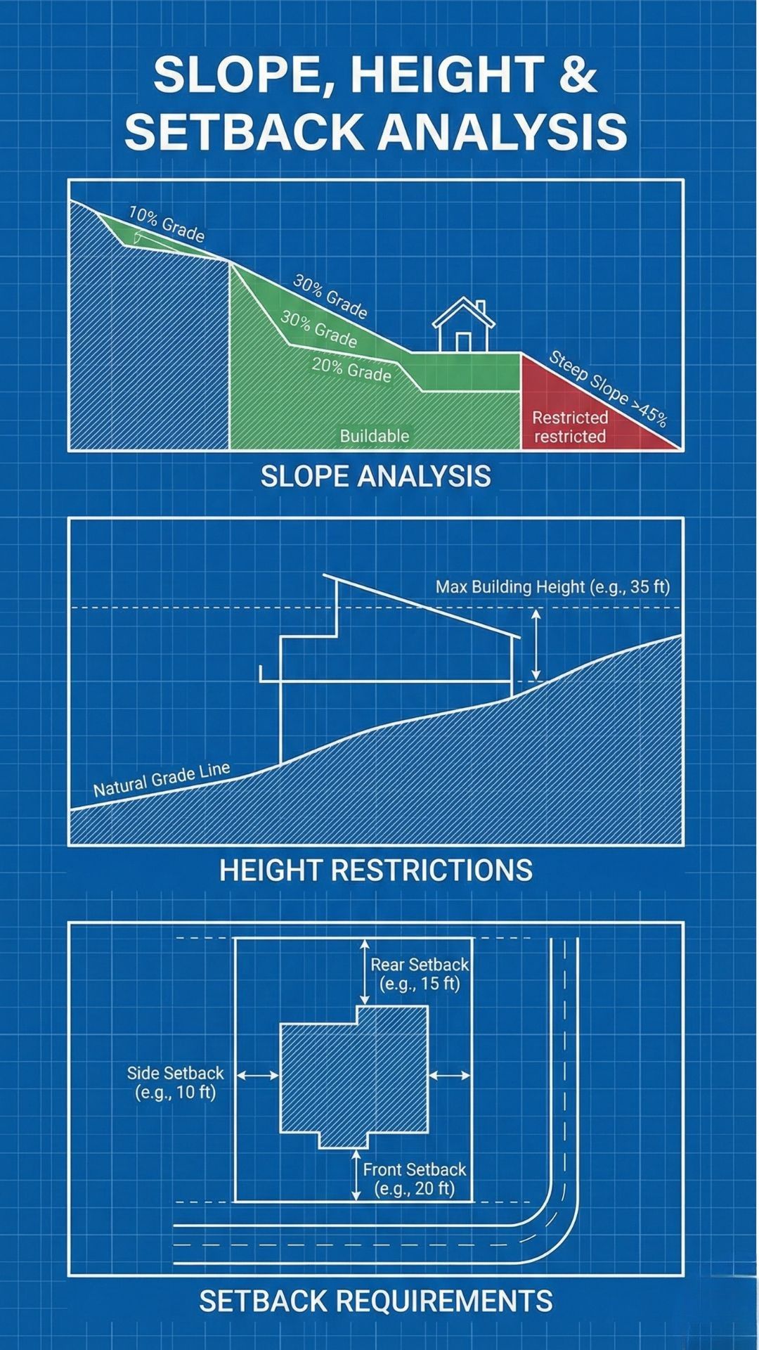 Slope, Height & Setback